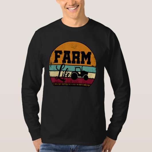 Farm Life Graphic Agriculture Agriculteur Farmer T Tシャツ (正面)
