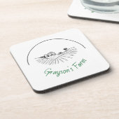 Farm Life Hard plastic coaster コースター (左側)