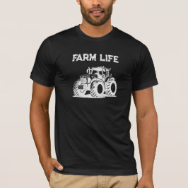 Farm Life Tractor Shirt Rural Farm Life Dark Tee Tシャツ