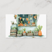 Farm Little Sprout Clothesline Book Baby Shower エンクロージャーカード (裏面)