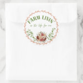 Farm Livin' ラウンドシール (バッグ)