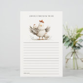 Farm Mum Baby Chick Advice For Mum Baby Shower (スタンド正面)