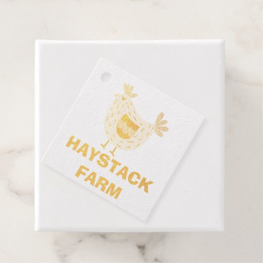 Farm Name Personalized egg フェイバータグ (箱)