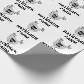 Farm Name Personalized egg ラッピングペーパー (角)