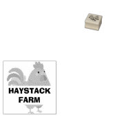 Farm Name Personalized egg ラバースタンプ (押印)