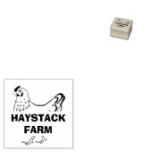 Farm Name Personalized egg ラバースタンプ (押印)