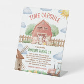 Farm Party 1st Birthday Capsule Sign 台座サイン (正面)