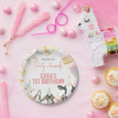 Farm Party Animals Birthday Party ペーパープレート (パーティー)
