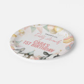 Farm Party Animals Birthday Party ペーパープレート (アングル)