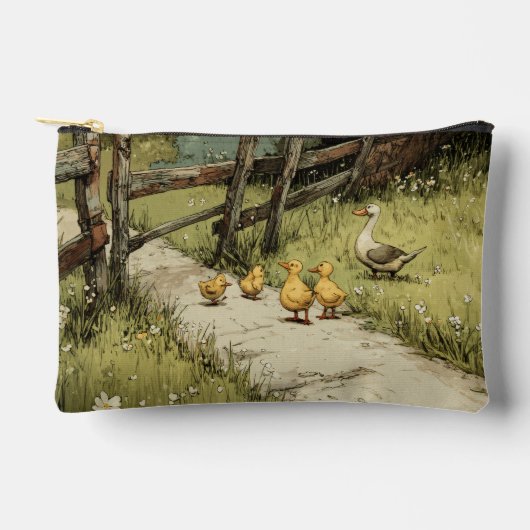 Farm Path Duckling Stroll Pouch アクセサリーポーチ (正面)
