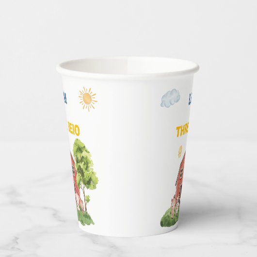 Farm Three I-E-I-O 3rd Birthday  紙コップ (左)