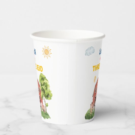 Farm Three I-E-I-O 3rd Birthday  紙コップ (右)