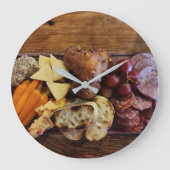 Farm to Table Charcuterie  ラージ壁時計 (正面)