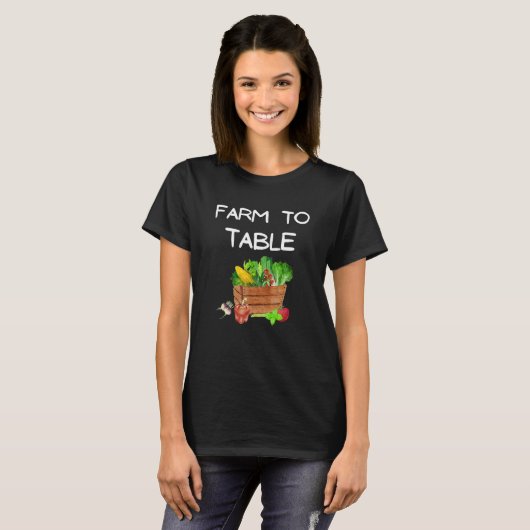 Farm To Table Saving Small Businesses And Our Plan Tシャツ (正面フル)