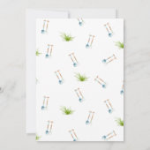 Farm Tractor Birthday Invitation | Barnyard Animal カード (裏面)