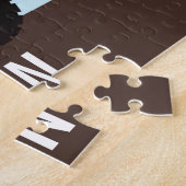 Farm Tractor Green and Yellow ジグソーパズル (側面)