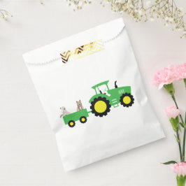 Farm Tractor Kid's Birthday Favor Bags フェイバーバッグ