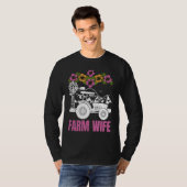 Farm Wife tractors Farmer Farming Tractor Tシャツ (正面フル)