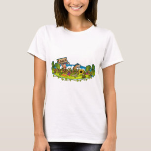 Farmaholicのロゴの女性ベビードール(合う) Tシャツ
