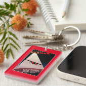 Farman航空会社のFarman 300の単葉機の広告宣伝Poste キーホルダー (正面右)