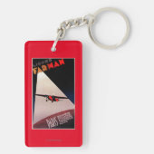 Farman航空会社のFarman 300の単葉機の広告宣伝Poste キーホルダー (裏面)
