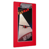 Farman航空会社のFarman 300の単葉機の広告宣伝Poste クリップボード (右)