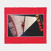 Farman航空会社のFarman 300の単葉機の広告宣伝Poste フリースブランケット (正面(横))