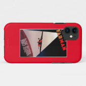 Farman航空会社のFarman 300の単葉機の広告宣伝Poste Case-Mate iPhoneケース (裏面(横))