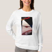 Farman航空会社のFarman 300の単葉機の広告宣伝Poste Tシャツ (正面)