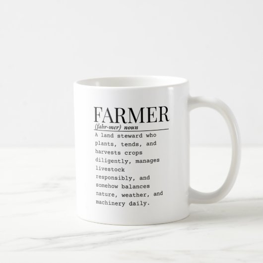 Farmer コーヒーマグカップ (右)