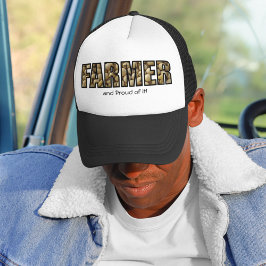 Farmer and Proud of it! Farming Country Soybean キャップ