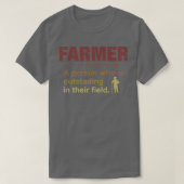 Farmer Definition  Tシャツ (デザイン正面)