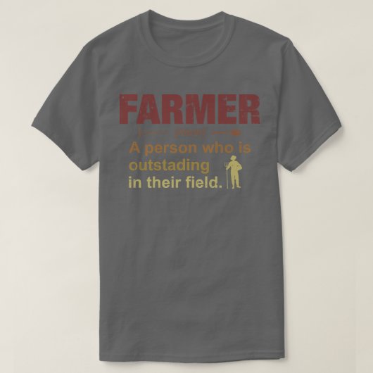 Farmer Definition  Tシャツ (デザイン正面)