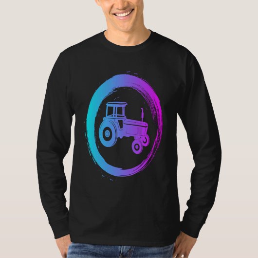 Farmer farm agricultural tractor  1 tシャツ (正面)