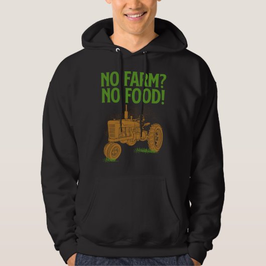 Farmer Gif  No Farm No Food パーカ (正面)