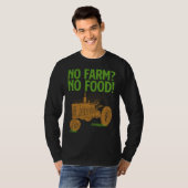 Farmer Gif  No Farm No Food Tシャツ (正面フル)