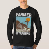 Farmer In Training I Agriculture Farming Tシャツ (正面)