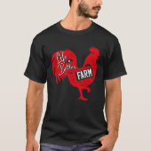 Farmer  On The Farm  Rooster Tシャツ (正面)