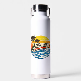 Farmer Retro Sunset Design ウォーターボトル