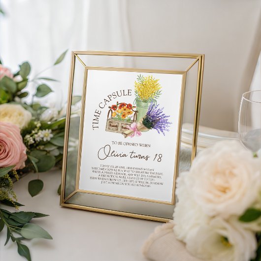 Farmer’s Market Time Capsule Sign 台座サイン