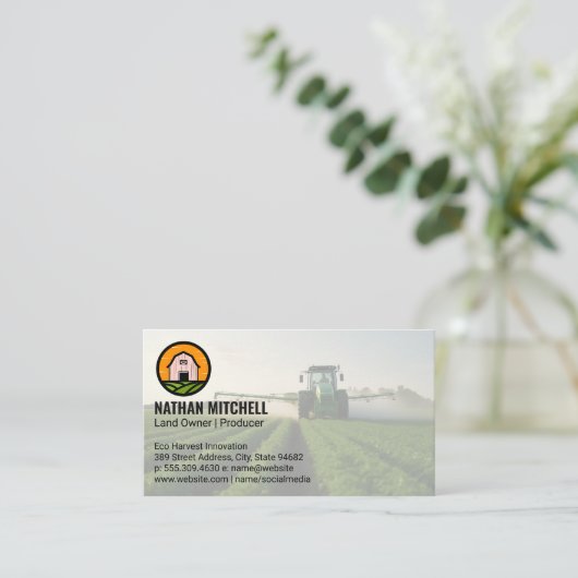 Farmer Tending to His Crops 名刺 (スタンド正面)