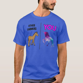 Farmer Unicorn  Tシャツ