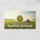 Farmer Working the Field | Agriculture 名刺 (正面)