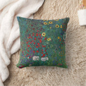 Farmergarden SunflowerとApple Tree byクリムト クッション (ブランケット)