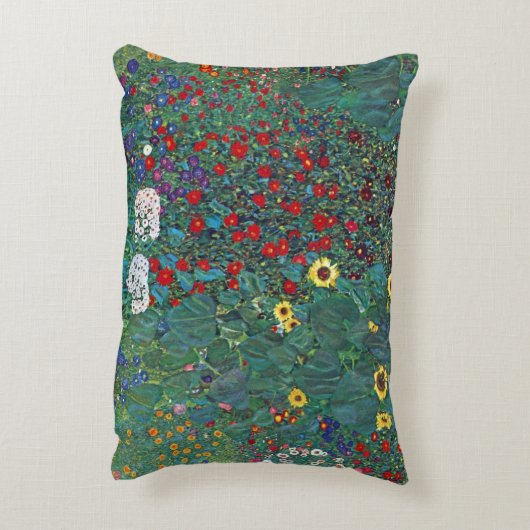 Farmergarden wひまわりクリムト別ヴィンテージ花 アクセントクッション (裏面(縦))