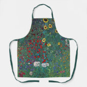 Farmergarden wひまわりクリムト別ヴィンテージ花 エプロン (正面)