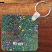 Farmergarden wひまわりクリムト別ヴィンテージ花 キーホルダー (裏面)