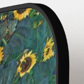 Farmergarden wひまわりクリムト別ヴィンテージ花 ピックルボールラケット (左詳細)