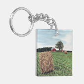 Farmering Haybales Keychain キーホルダー (正面左)