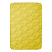 Farmer's Citrus Yellow Botanical Art バスマット (正面縦)